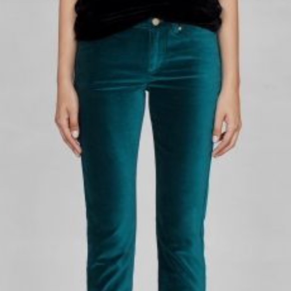 J. Crew toothpick jeans velvet green 31 a - Picture 1 of 5